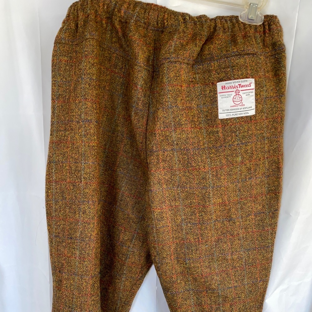 Stussy harris tweed rare beachy pants size large ,new with tag